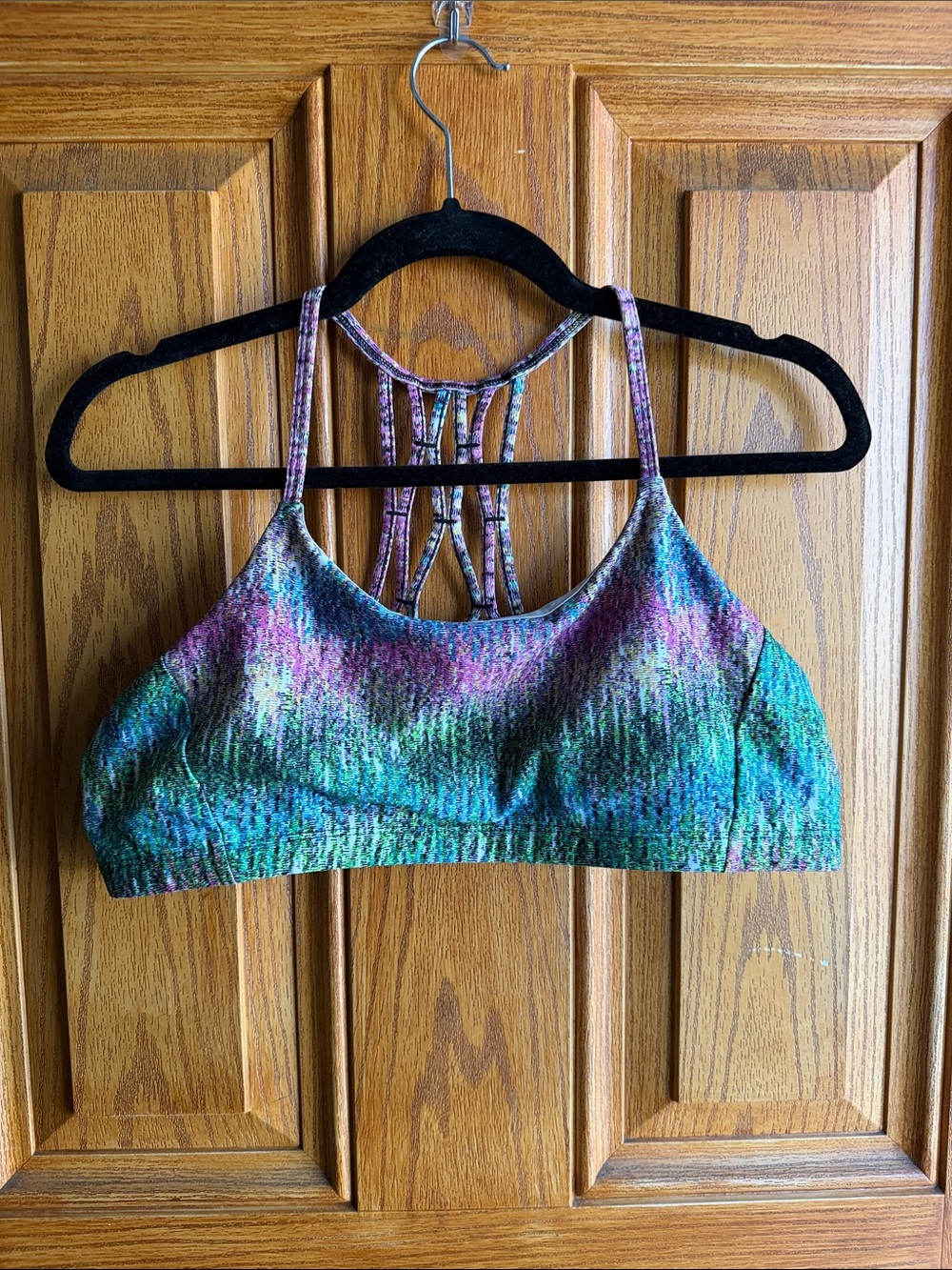 Mossimo Supply Co. Multicolor Bralette - Teal, Purple, Pink